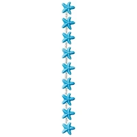 Turquoise Starfish Ceramic Beads, 18mm by Bead Landing™