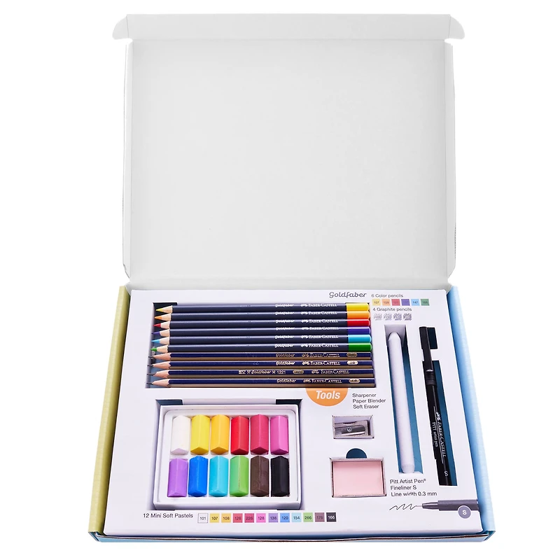 Faber-Castell® Creative Studio Dry Medium Try It Box