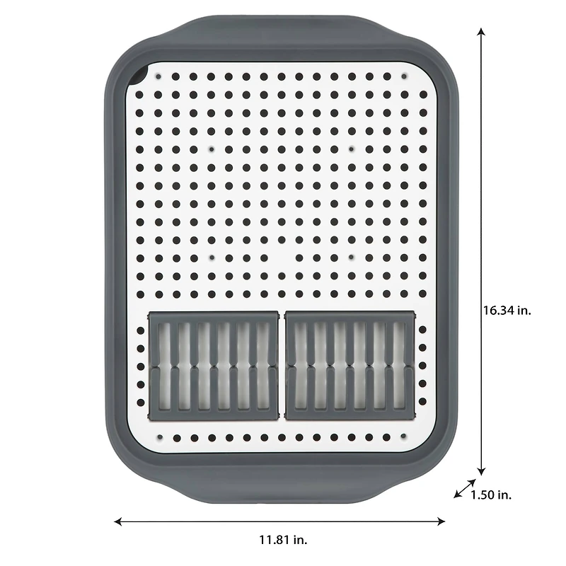 Kitchen Details 2-Tone Self Draining Dish Rack