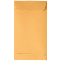 JAM Paper Brown Kraft Manila Coin Business Recycled Envelopes