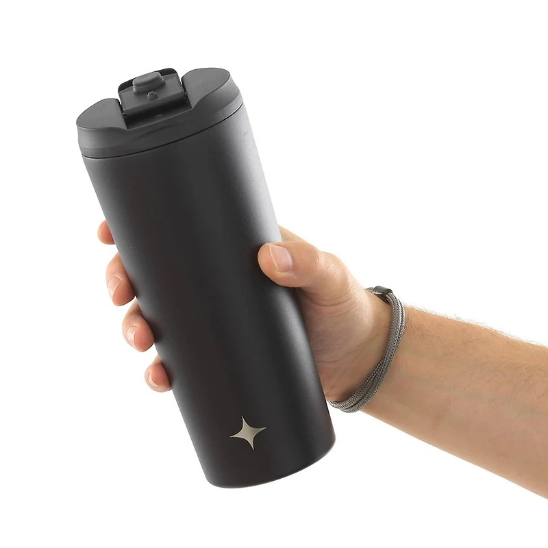 JoyJolt® 20oz. Vacuum Insulated Tumbler with Flip Lid & Straw