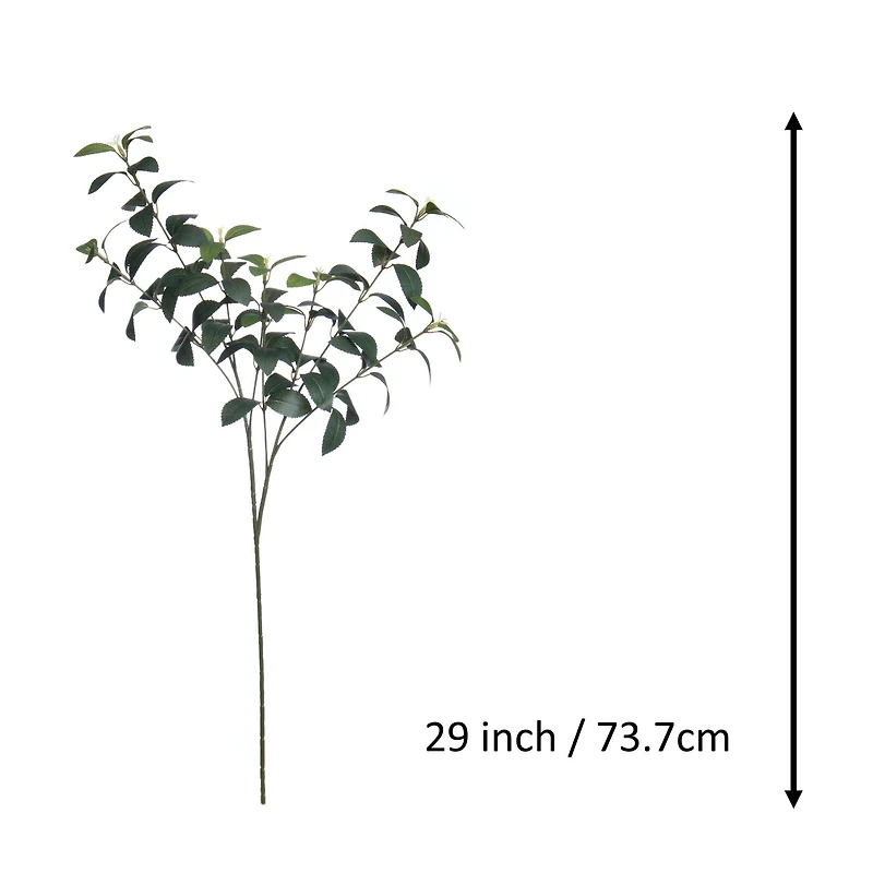 29" Green Rose Leaf Stem by Ashland®