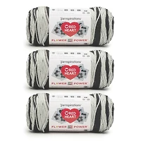 3 Pack Red Heart® All In One Flower Power™ Yarn