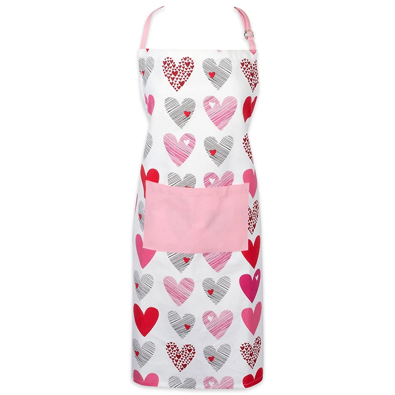 DII® Hearts Collage Print Chef Apron