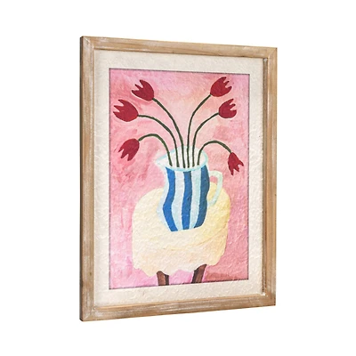 Hello Honey® Multicolor Framed Flower Still Life Framed Wall Décor