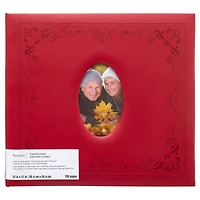 6 Pack: Red Faux Leather Mega Scrapbook by Recollections®