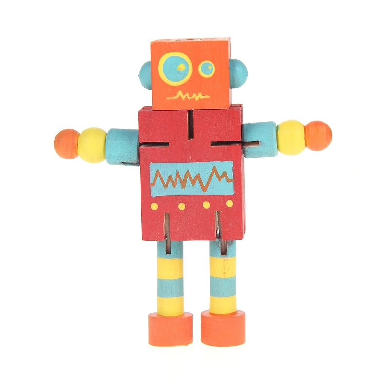3D Robot Wood Figure by Creatology™