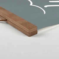 Wash Your Cares Away 12" x 18" Teak Hanging Canvas