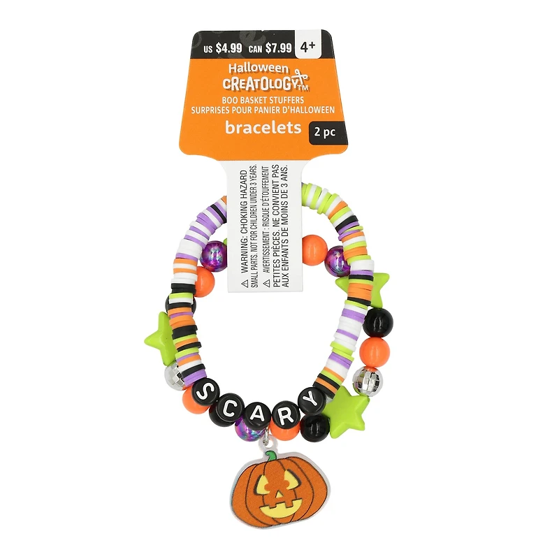 Scary Jack-O'-Lantern Bracelets by Creatology™