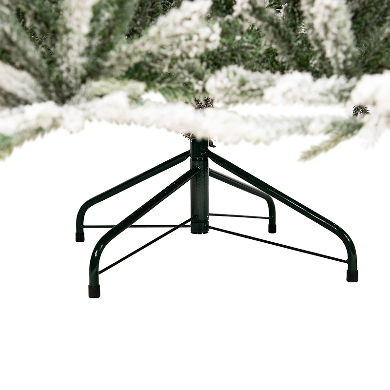 6.5ft. Unlit Real Touch™ Flocked Snowcap Grove Fir Medium Artificial Christmas Tree