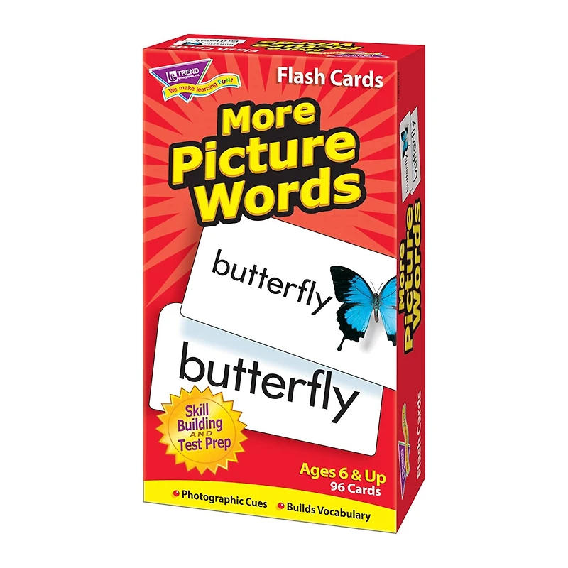 Trend Enterprises® More Picture Words Skill Drill Flash Cards