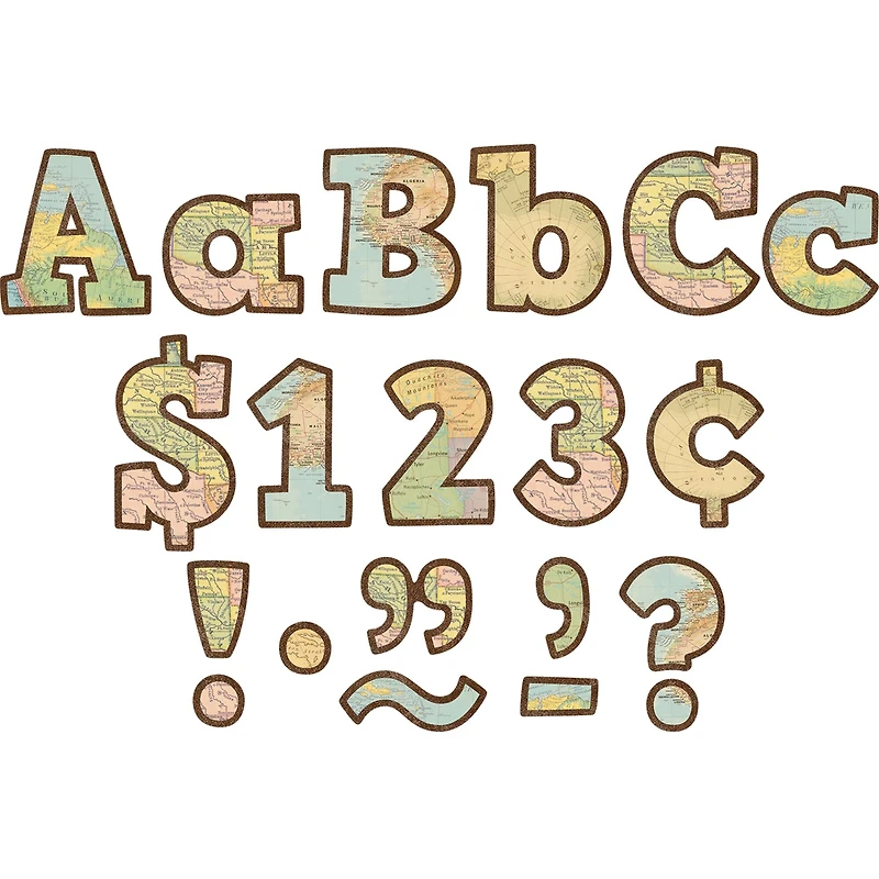 Teacher Created Resources Bold Block Letters, 3 Packs of 230