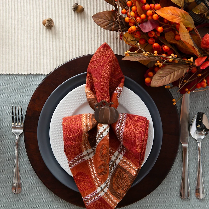 Harvest Botanical Jacquard Napkin, 6ct.