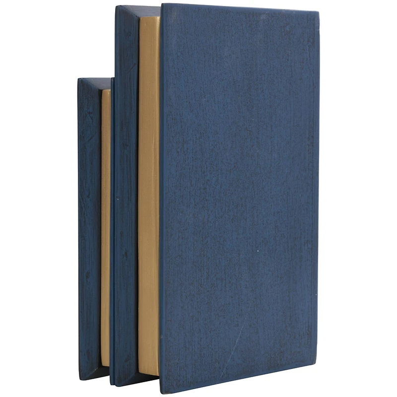 Blue Wooden Pride and Prejudice Storage Faux Book Box, 2ct.