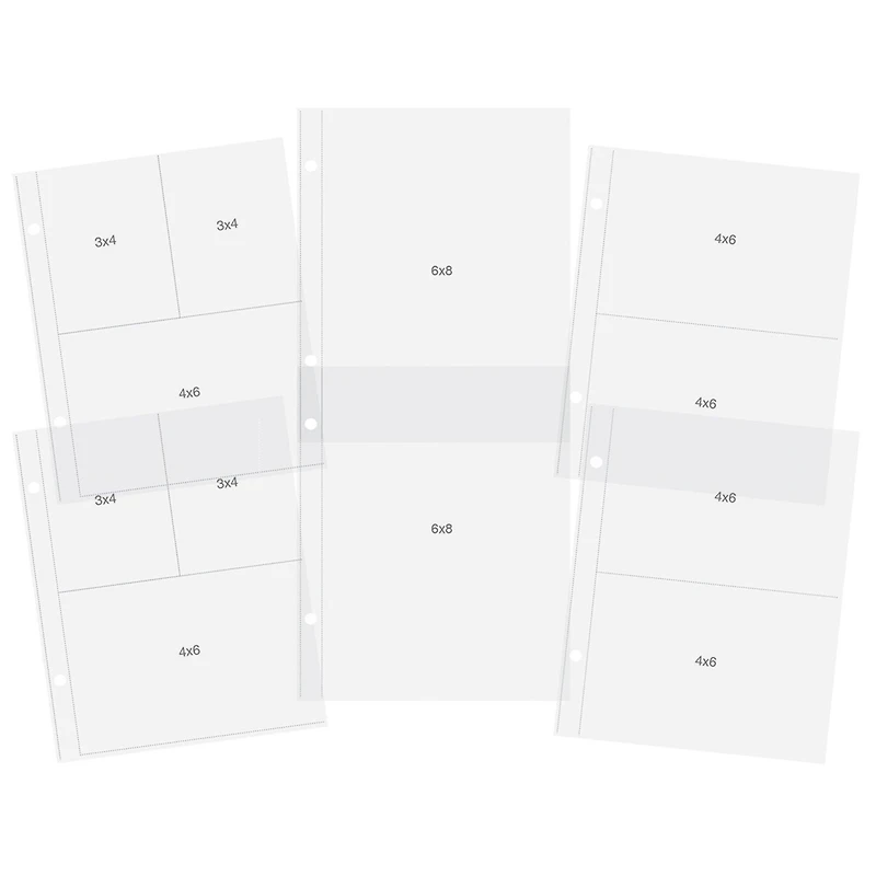 Simple Stories Sn@p!™ Variety Pack Pocket Pages for 6" x 8" Binders, 12ct.