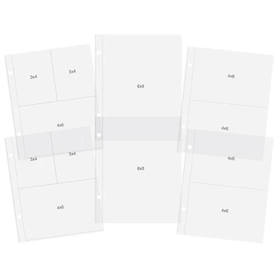 Simple Stories Sn@p!™ Variety Pack Pocket Pages for 6" x 8" Binders, 12ct.