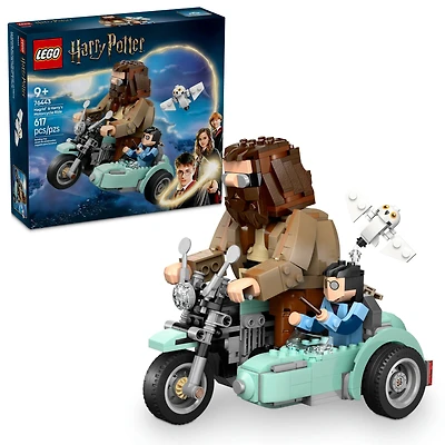 LEGO® Harry Potter™ Hagrid™ & Harry’s Motorcycle Ride, Magical Toy 76443