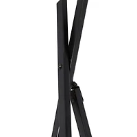 66.5" Black Metal Adjustable Minimalistic Floor Easel