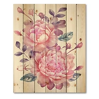 Designart - Retro Flowers With Leaves