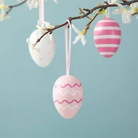 Glitzhome® Blue & Pink Easter Plastic Eggs, 24ct.