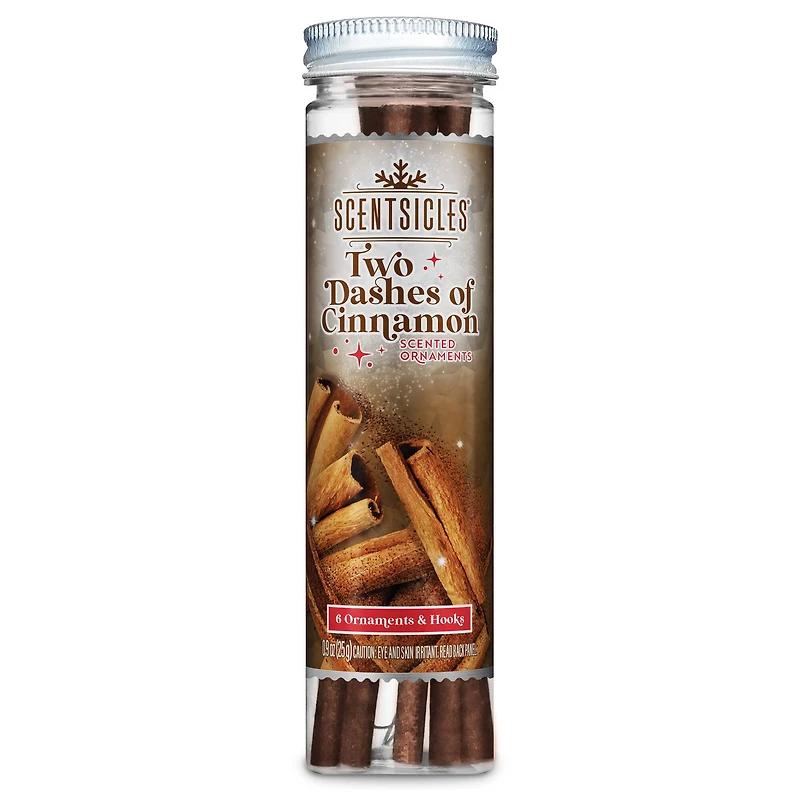 ScentSicles® Two Dashes of Cinnamon Scented Ornament Sticks, 6ct.