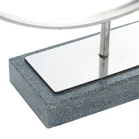 23" Black Abstract Stainless Steel Sculpture