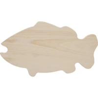 Good Wood by Leisure Arts 14" Pine Fish Board