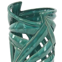 CosmoLiving by Cosmopolitan Green Ceramic Vase