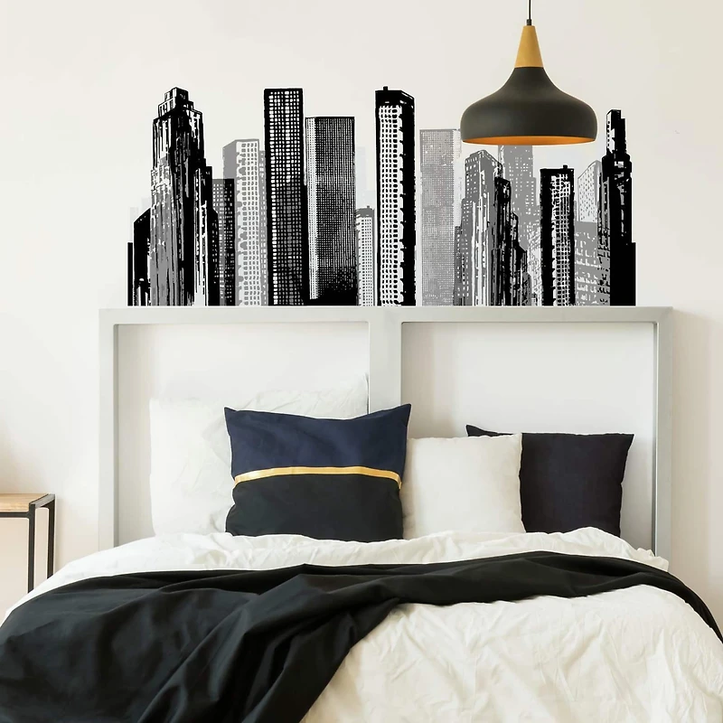 RoomMates Cityscape Peel & Stick Giant Wall Decal