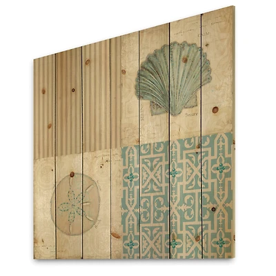 Designart - Beach Treasures Collage I