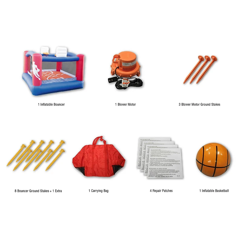 Banzai® Inflatable Slam Dunk Sports Bouncer™ Outdoor Toy