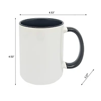 11.8oz. 2-Tone Ceramic Sublimation Mugs, 6ct. by Make Market®