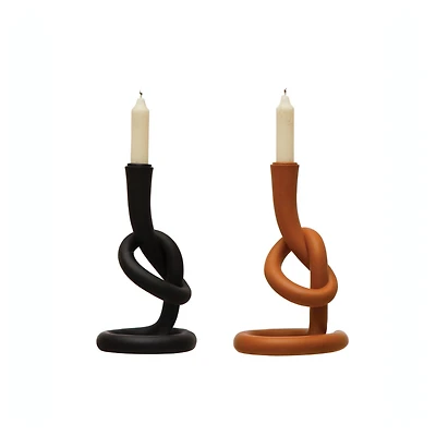 Hello Honey® 9" Twisted Taper Holders, 2ct.