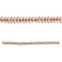 Rose Gold Hematite Lentil Beads, 8mm by Bead Landing™