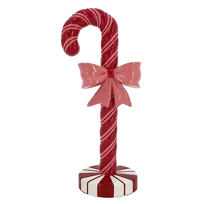 8" Candy Cane with Pink Bow Tabletop Décor by Ashland®