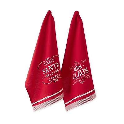 DII® Mr & Mrs Claus Dishtowel Set