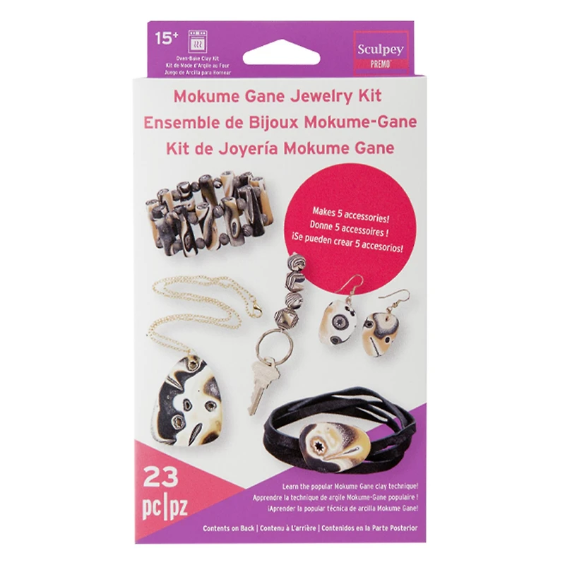 Sculpey Premo™ Mokume Jewelry Kit