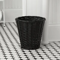 Household Essentials 7" Woven Wicker Waste Basket