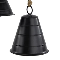 Metal Bohemian Decorative Cowbells Set