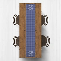 72" Leftovers Plaid Polyester Twill Table Runner