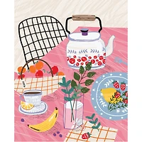 Teapot Picnic Table Paint-by-Number Kit by Artist's Loft®