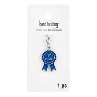 Blue Ribbon 1st Place Charm by Bead Landing™ 