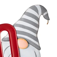 Glitzhome® 51" Metal Ho Ho Ho Gnome Yard Stake