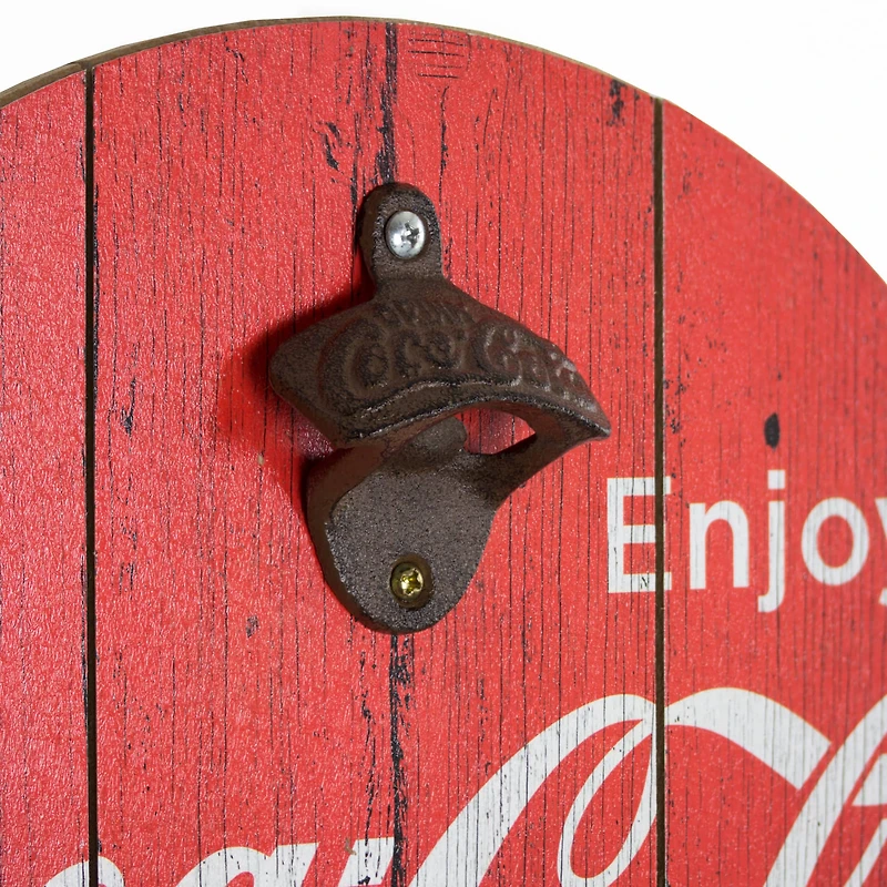 Coca Cola Bottle Opener & Cap Catcher