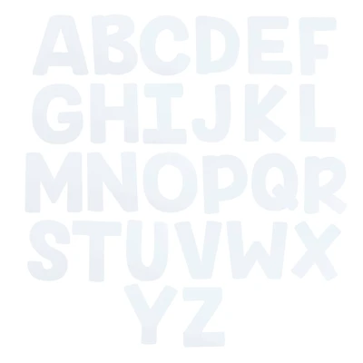 7" White Paper Collage Letters by Creatology™