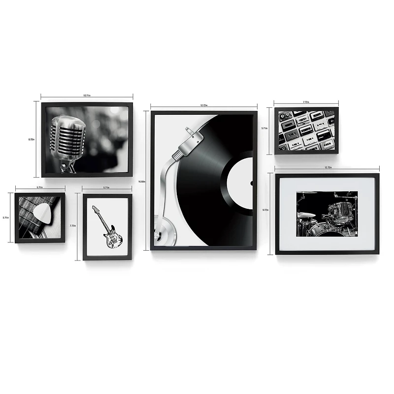 6 Piece 123 Gallery Wall Frame Set by Studio Décor