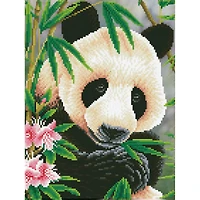 Diamond Dotz® Intermediate Panda Prince Diamond Painting Kit