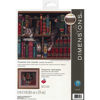 Dimensions® Frederick the Literate Counted Cross Stitch Kit