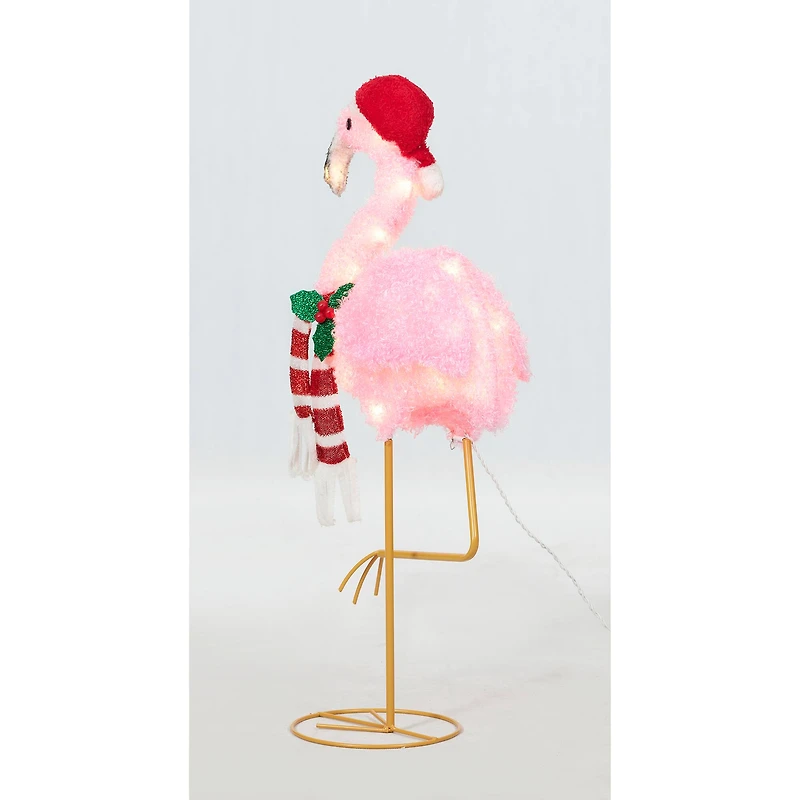 2.5ft. Plush Flamingo Sculpture