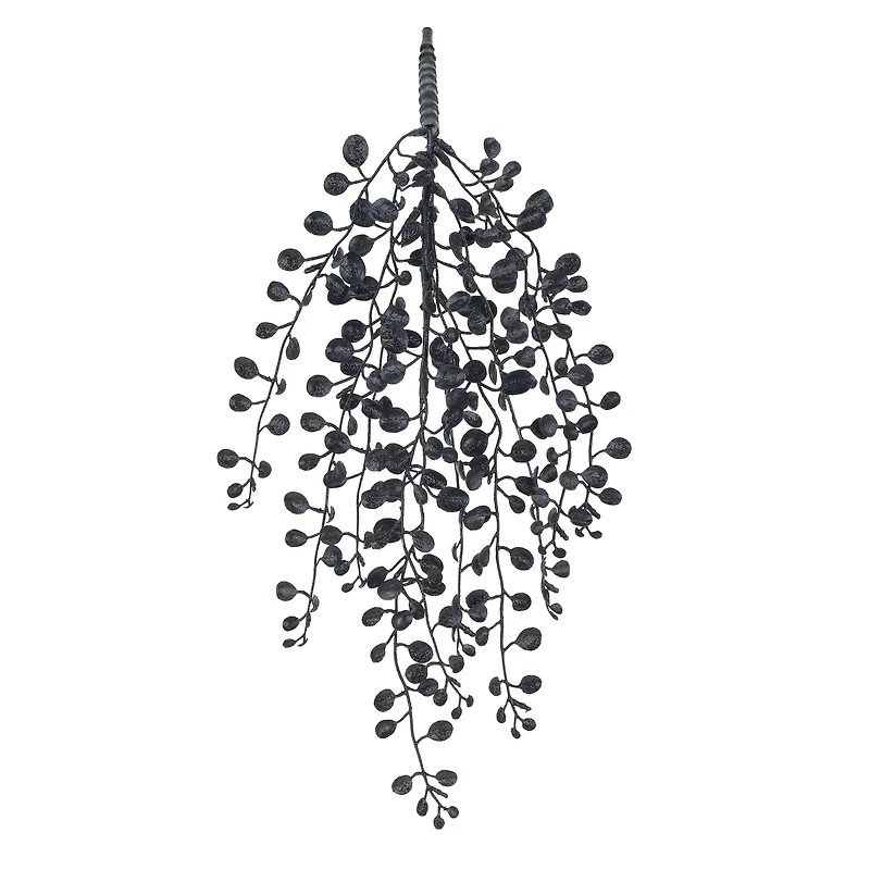 10" Black Glitter Boxwood Pick by Ashland®